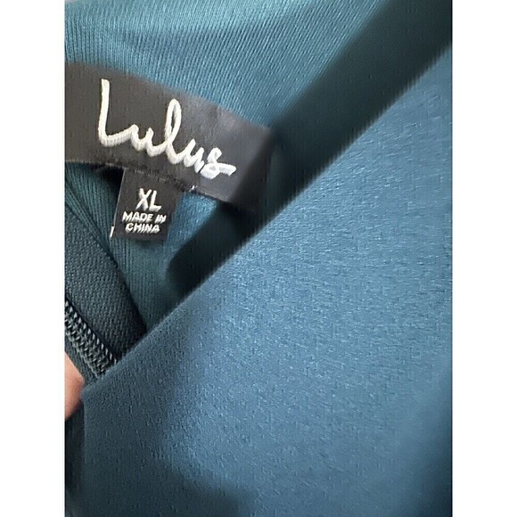 Lulus Maxi Dress Womens Size XL Infinite Glory Forest Green Sleeveless Strappy - Picture 3 of 4